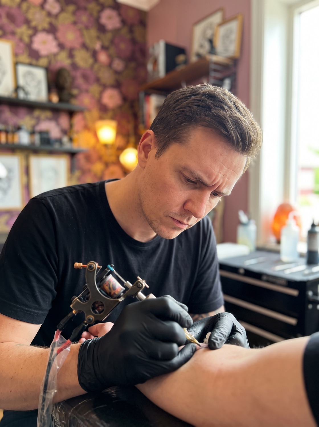 Tattoo work at Darling Tattoos