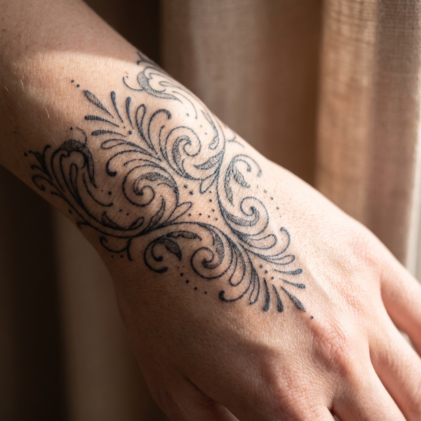 Tattoo work at Darling Tattoos